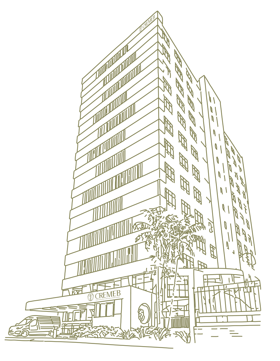 Prédio CREMEB ilustração